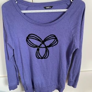 TNA long sleeve purple with black logo